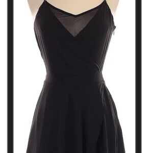 Elegant Black Spaghetti Strap Dress